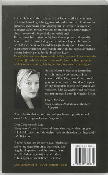 Grote foto de eetclub de eetclub 1 boeken thrillers