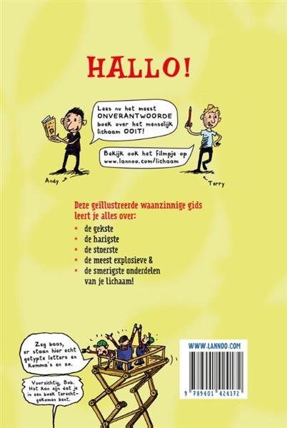 Grote foto het waanzinnige boek over je lichaam boeken jeugd 13 jaar en ouder