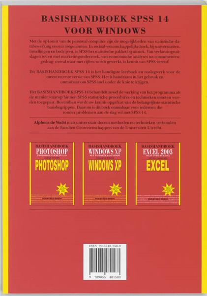 Grote foto spss 14 basishandboek boeken informatica computer