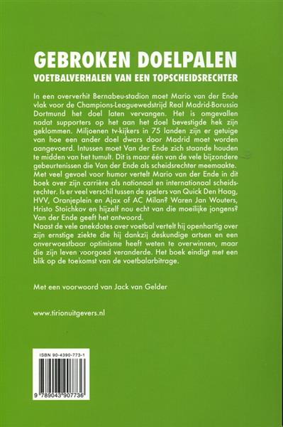 Grote foto gebroken doelpalen boeken hobby en vrije tijd