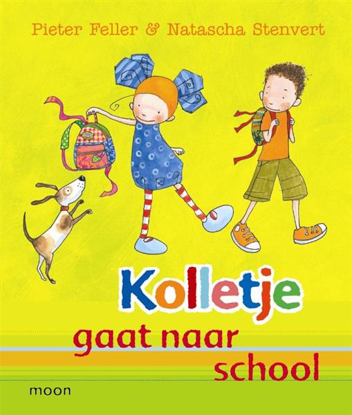 Grote foto kolletje gaat naar school boeken jeugd 13 jaar en ouder