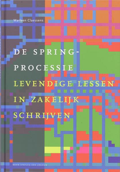 Grote foto de springprocessie levende lessen in zakelijk schrijven docentenreeks boeken studieboeken
