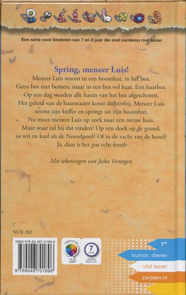 Grote foto spring meneer luis bolleboos start boeken jeugd 13 jaar en ouder