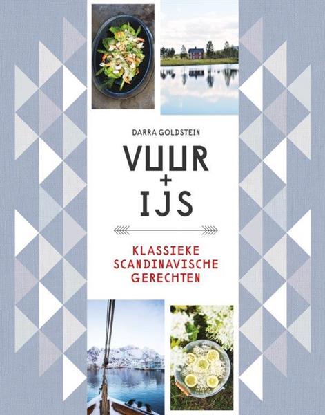 Grote foto vuur ijs boeken kookboeken
