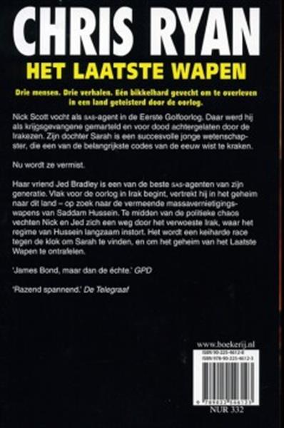 Grote foto het laatste wapen boeken thrillers