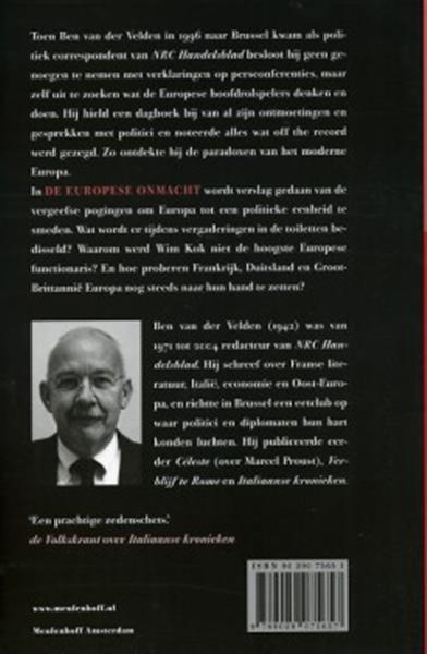 Grote foto de europese onmacht boeken geschiedenis wereld