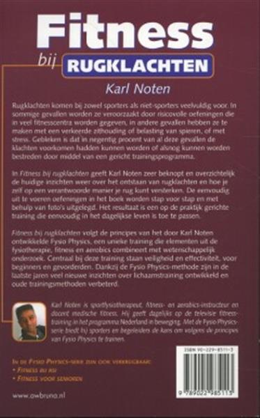 Grote foto fitness bij rugklachten fysio physics boeken hobby en vrije tijd