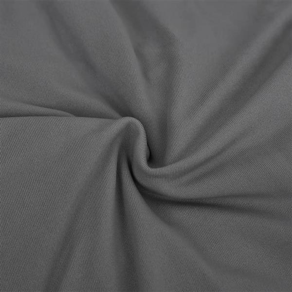 Grote foto vidaxl tweezitsbankhoes stretch polyester jersey antracietkleurig tuin en terras tuinmeubelen
