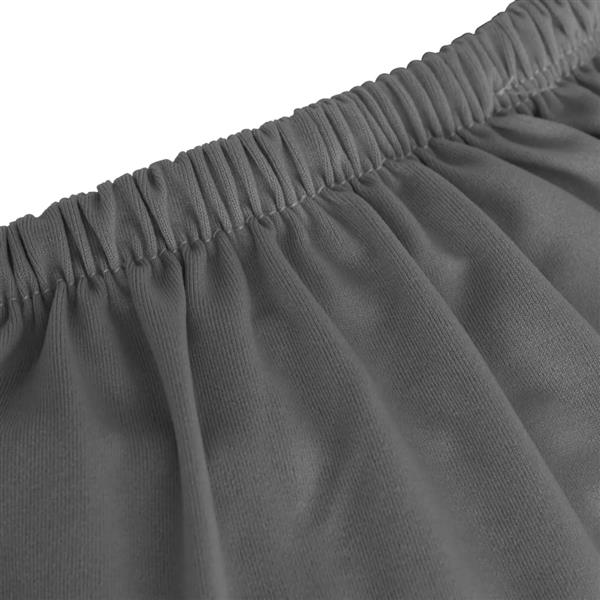 Grote foto vidaxl tweezitsbankhoes stretch polyester jersey antracietkleurig tuin en terras tuinmeubelen