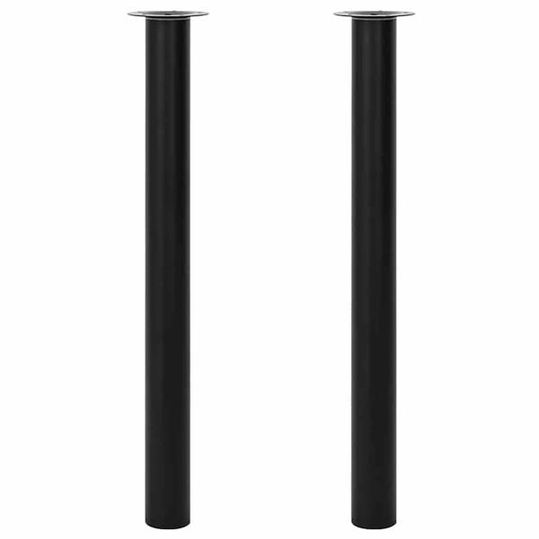 Grote foto vidaxl tafelpoten telescopisch 710 1100 mm zwart 2 st huis en inrichting eettafels