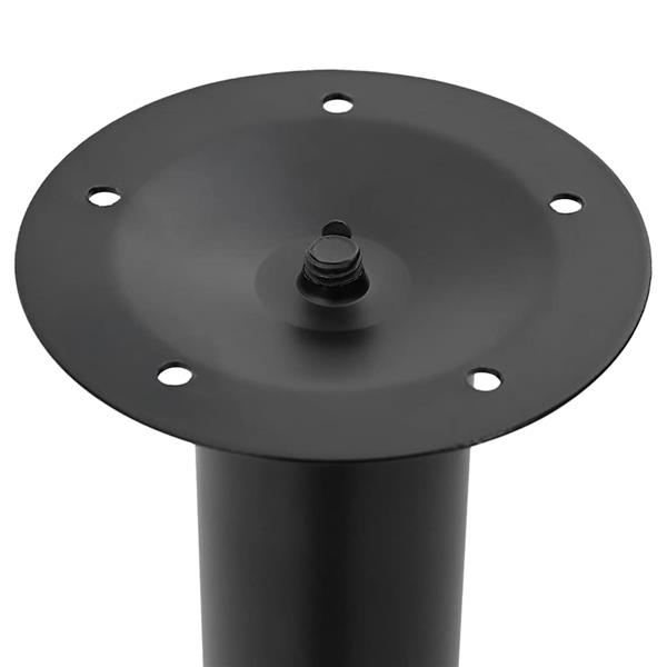 Grote foto vidaxl tafelpoten telescopisch 710 1100 mm zwart 2 st huis en inrichting eettafels