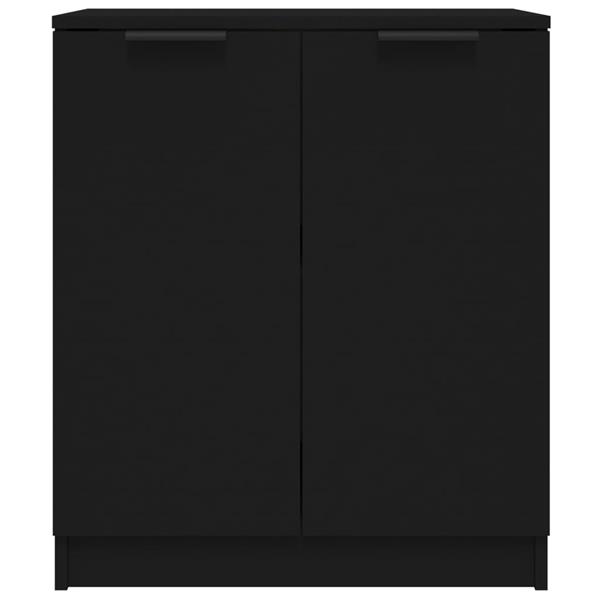 Grote foto vidaxl dressoir 60x30x70 cm bewerkt hout zwart huis en inrichting overige