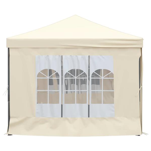 Grote foto vidaxl partytent inklapbaar met zijwanden 3x6 m cr mekleurig tuin en terras overige tuin en terras
