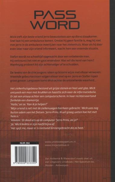 Grote foto password boeken jeugd 13 jaar en ouder