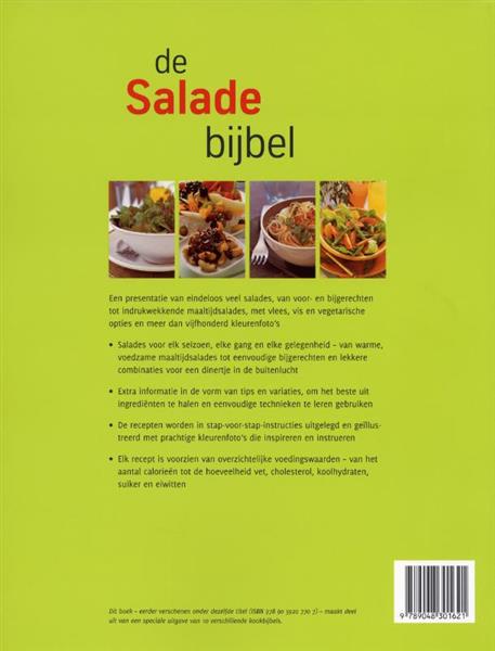 Grote foto de saladebijbel boeken kookboeken