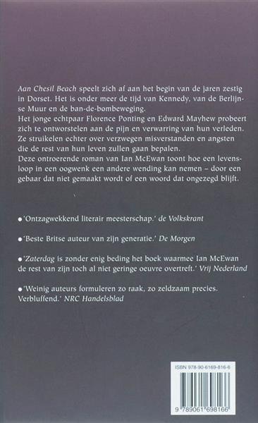 Grote foto aan chesil beach boeken overige boeken