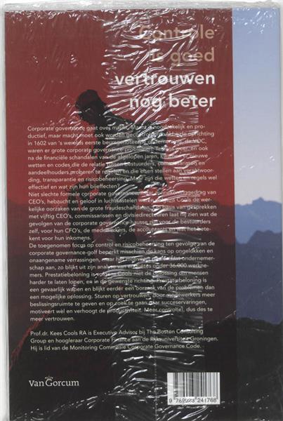 Grote foto controle is goed vertrouwen nog beter stichting management studies boeken overige boeken