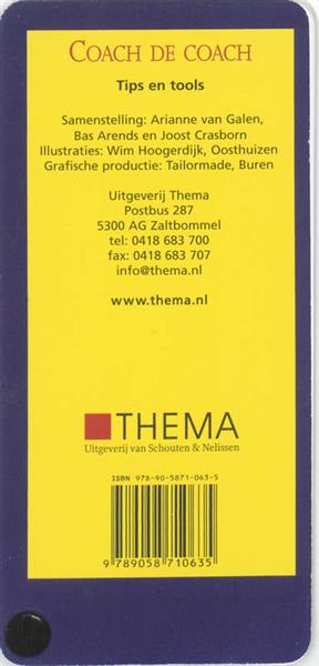 Grote foto coach de coach 15 kaarten boeken overige boeken