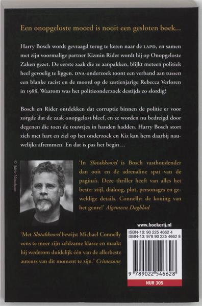 Grote foto slotakkoord harry bosch serie 11 boeken thrillers