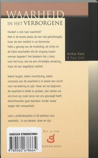 Grote foto waarheid in het verborgene boeken overige boeken