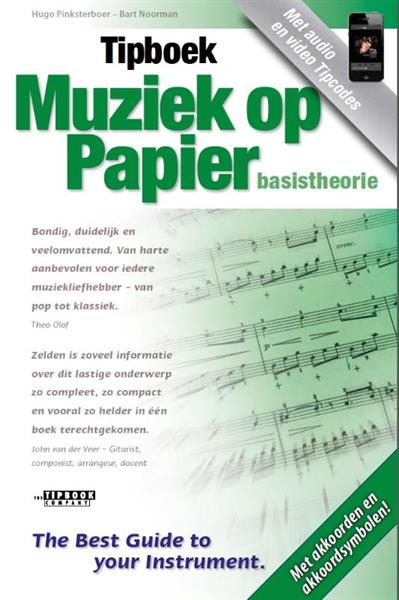 Grote foto muziek op papier tipboek boeken muziek