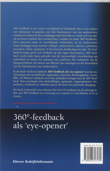 Grote foto 360 graden feedback als eye opener boeken overige boeken
