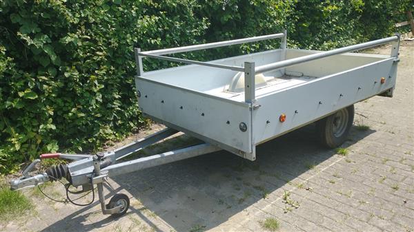 Grote foto aangeboden geremde aanhanger met reservewiel auto diversen aanhangers
