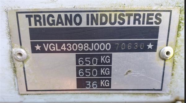 Grote foto aangeboden geremde aanhanger met reservewiel auto diversen aanhangers