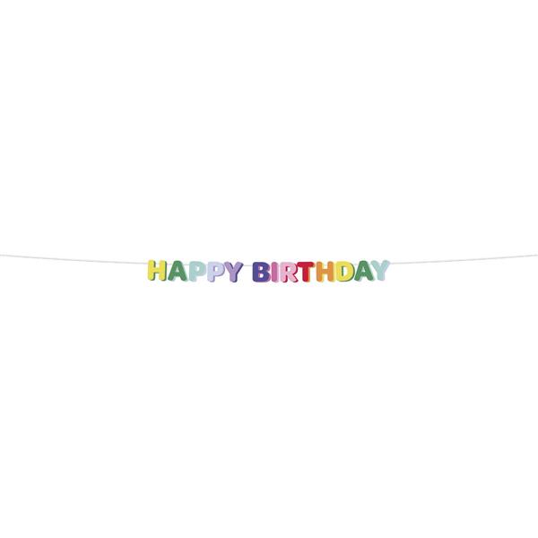 Grote foto happy birthday letterslinger 1 7m verzamelen overige verzamelingen