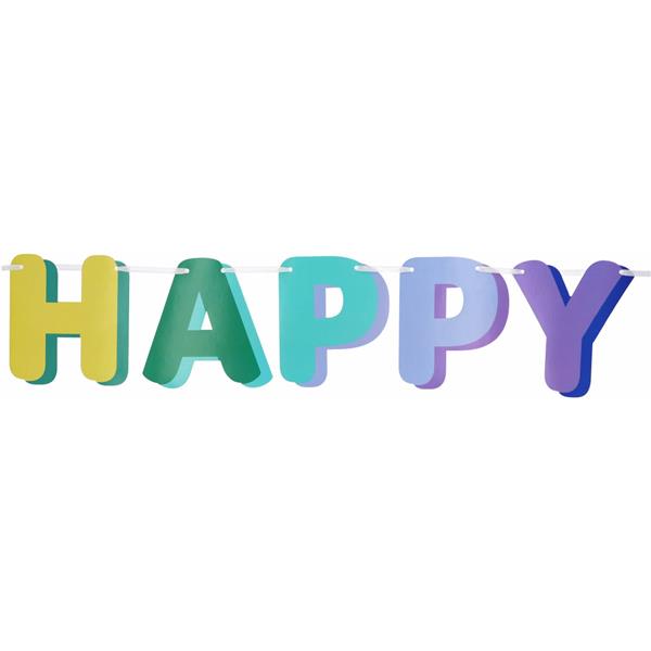 Grote foto happy birthday letterslinger 1 7m verzamelen overige verzamelingen