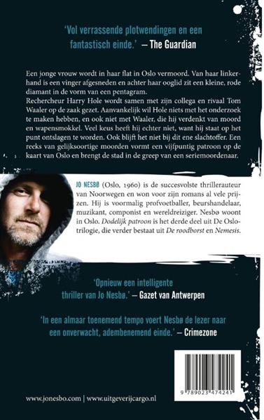 Grote foto dodelijk patroon harry hole 4 boeken thrillers