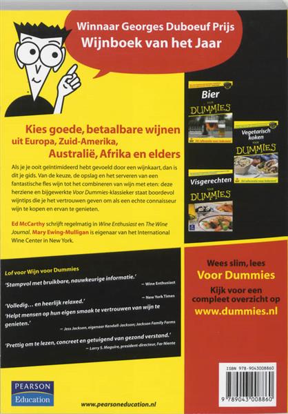 Grote foto wijn voor dummies voor dummies boeken kookboeken