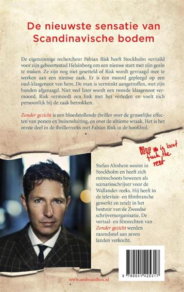 Grote foto zonder gezicht fabian risk 1 boeken thrillers