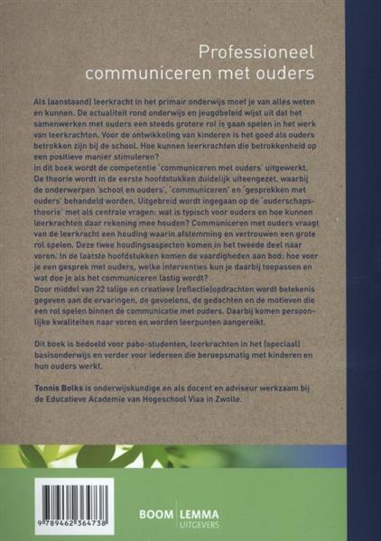 Grote foto professioneel communiceren met ouders boeken studieboeken