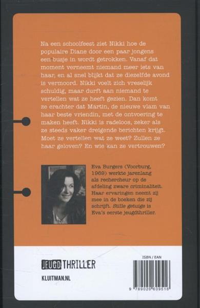 Grote foto stille getuige kluitman jeugdthrillers boeken jeugd 13 jaar en ouder