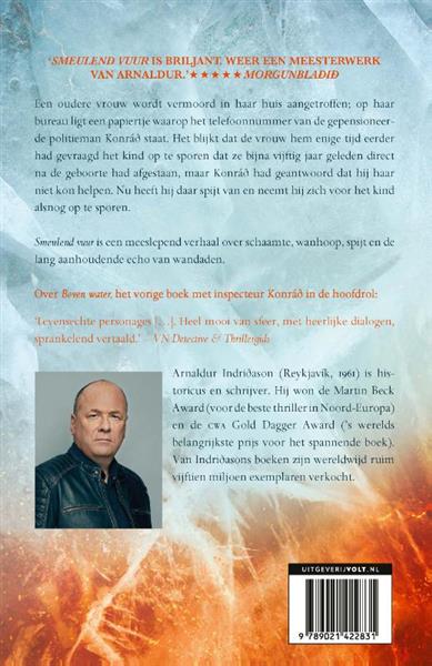 Grote foto smeulend vuur konrad 3 boeken thrillers