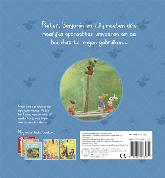 Grote foto leve de boomhut pieter konijn boeken jeugd 13 jaar en ouder