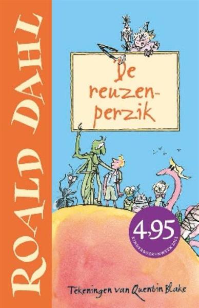 Grote foto de reuzenperzik boeken jeugd 13 jaar en ouder