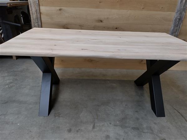 Grote foto 95x180cm 40mm eiken tafelbladen doe het zelf en verbouw hout en planken
