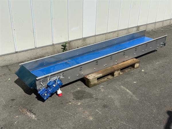 Grote foto transportband 290 x 50 cm roestvrij staal agrarisch transportbanden
