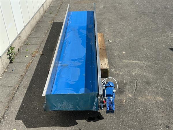 Grote foto transportband 290 x 50 cm roestvrij staal agrarisch transportbanden