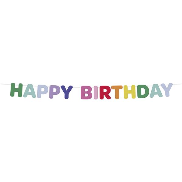 Grote foto happy birthday letterslinger gekleurd 4m verzamelen overige verzamelingen