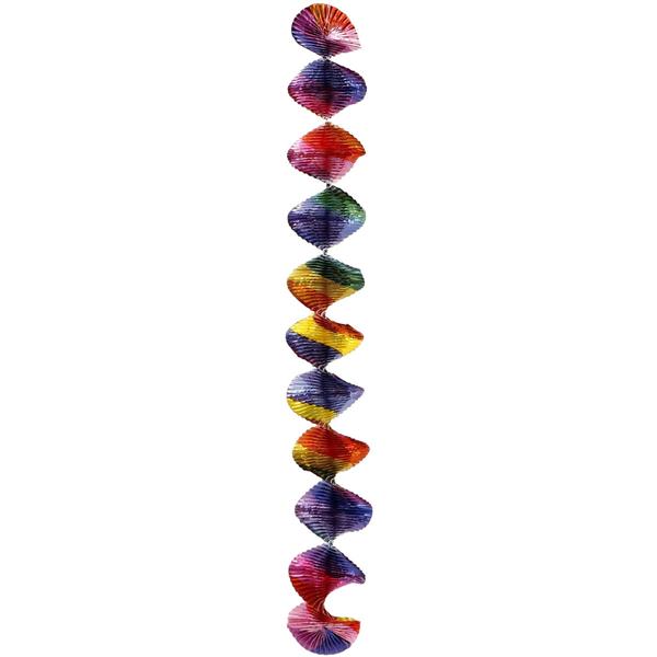 Grote foto gekleurde hangdecoratie rotor spiralen 4st verzamelen overige verzamelingen