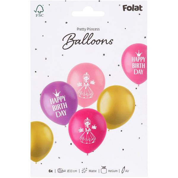 Grote foto prinsessen ballonnen 33cm 6st verzamelen overige verzamelingen