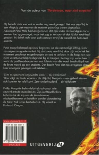 Grote foto de brandende man boeken thrillers
