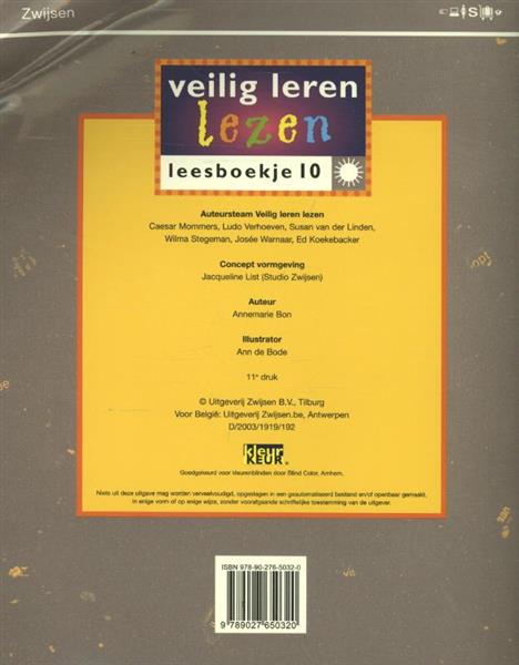 Grote foto veilig 2maanversie leesboekje zon10 boeken overige boeken