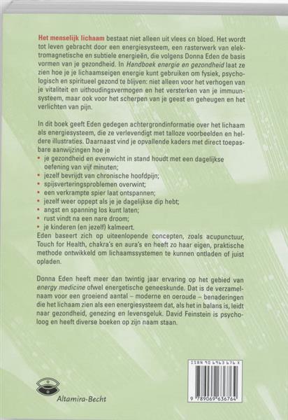 Grote foto handboek energie en gezondheid boeken gezondheid en voeding