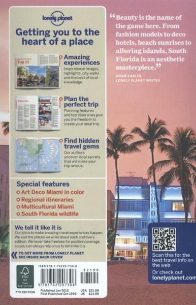 Grote foto lonely planet miami the keys dr 7 boeken overige boeken