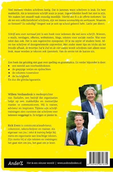 Grote foto schrijf eens even normaal joh boeken overige boeken