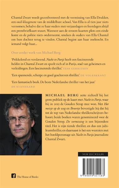 Grote foto de vermissing chantal zwart 5 boeken thrillers